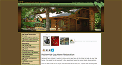 Desktop Screenshot of logcabinrestorationservices.com
